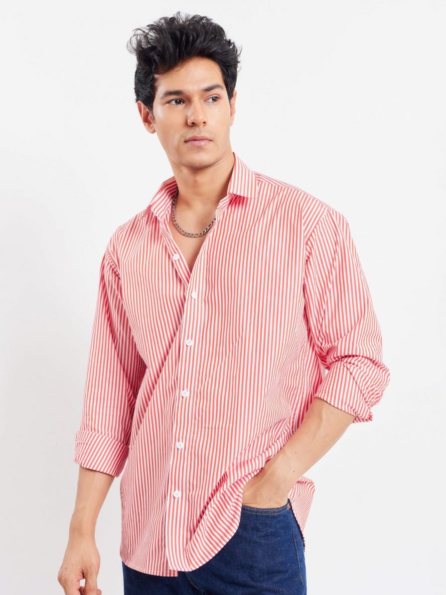 Relaxed Fit Striped Shirt