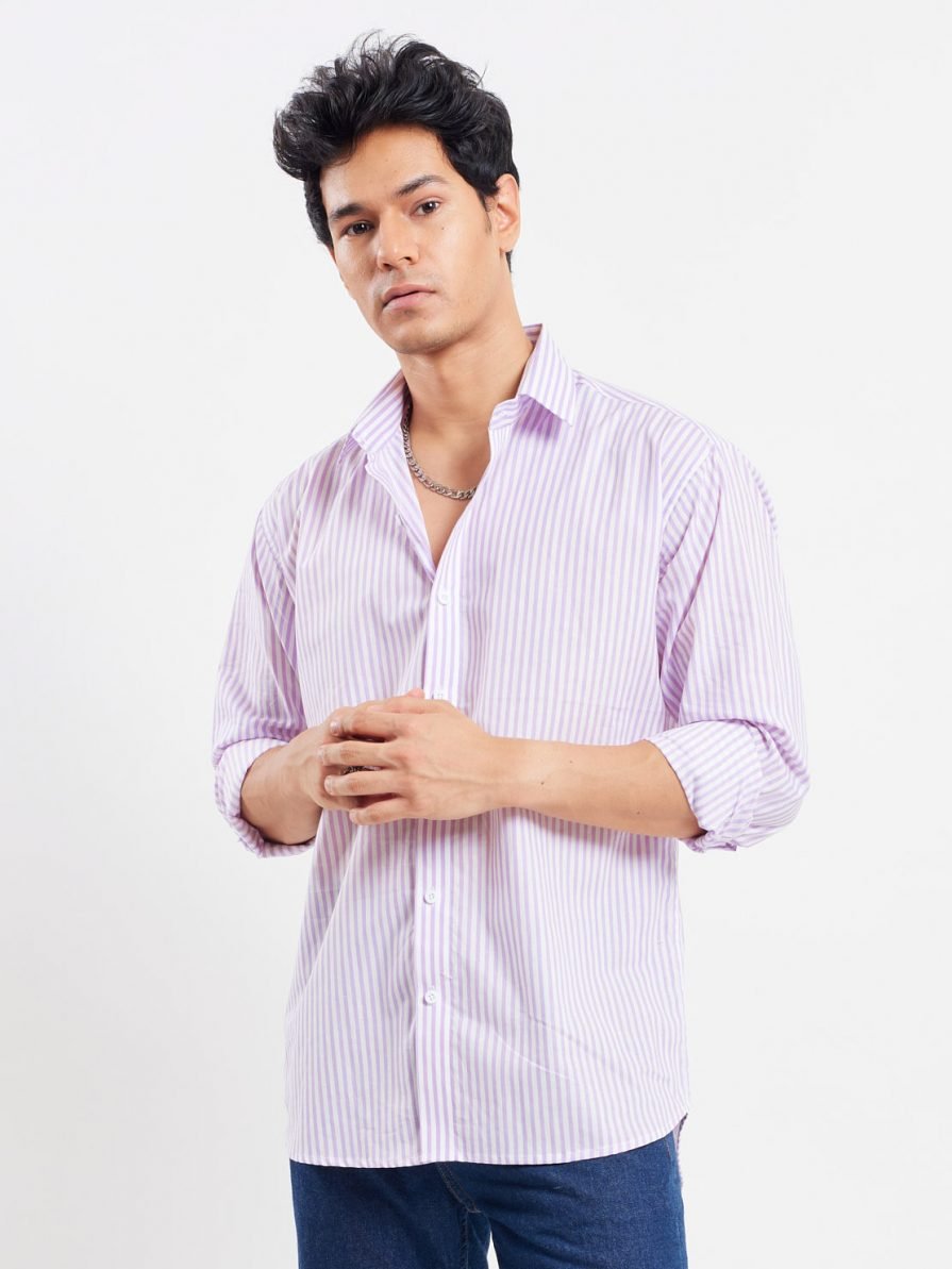 Relaxed Fit Striped Shirt