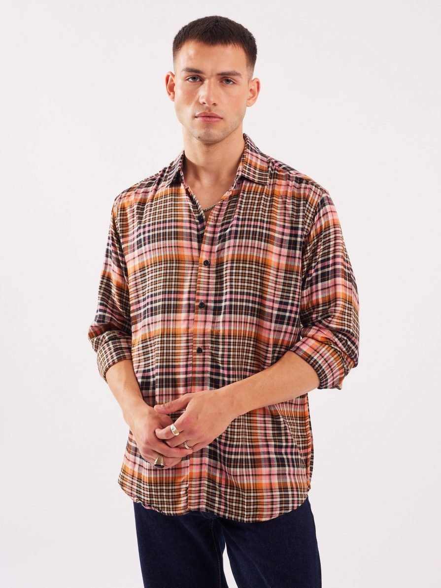 Relaxed Fit Checked Shirt