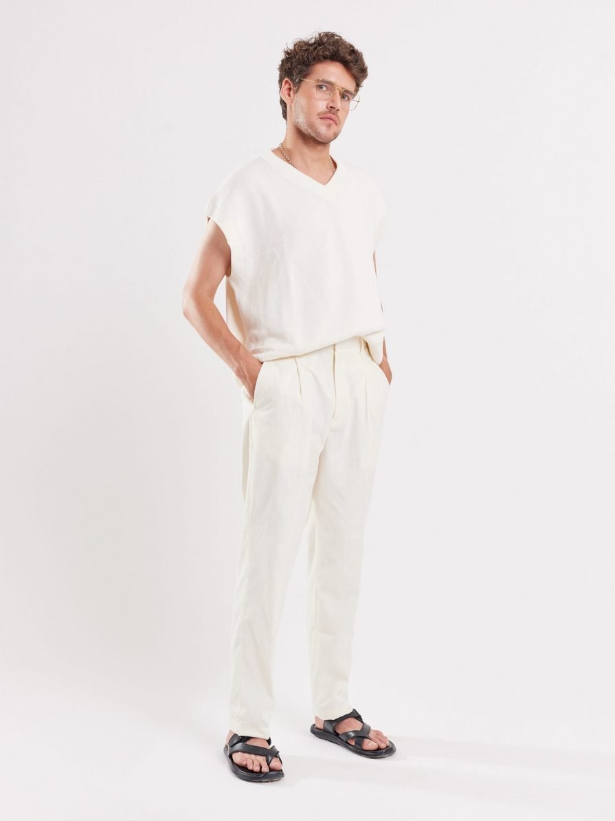 Straight Fit Trousers