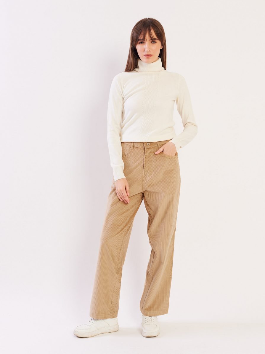 Loose Fit Corduroy Trousers