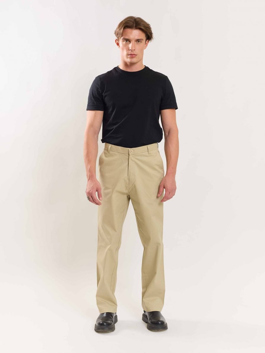 Loose Fit Twill Trousers