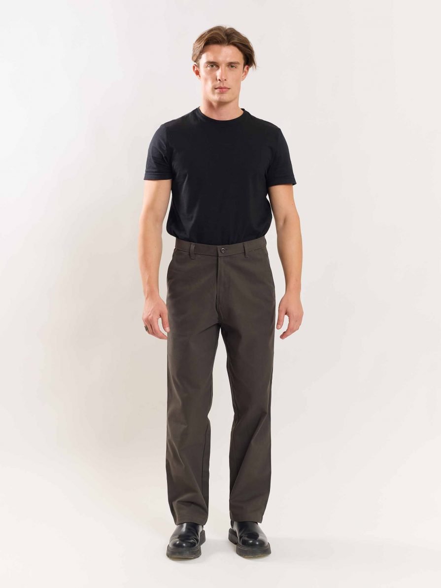 Loose Fit Twill Trousers