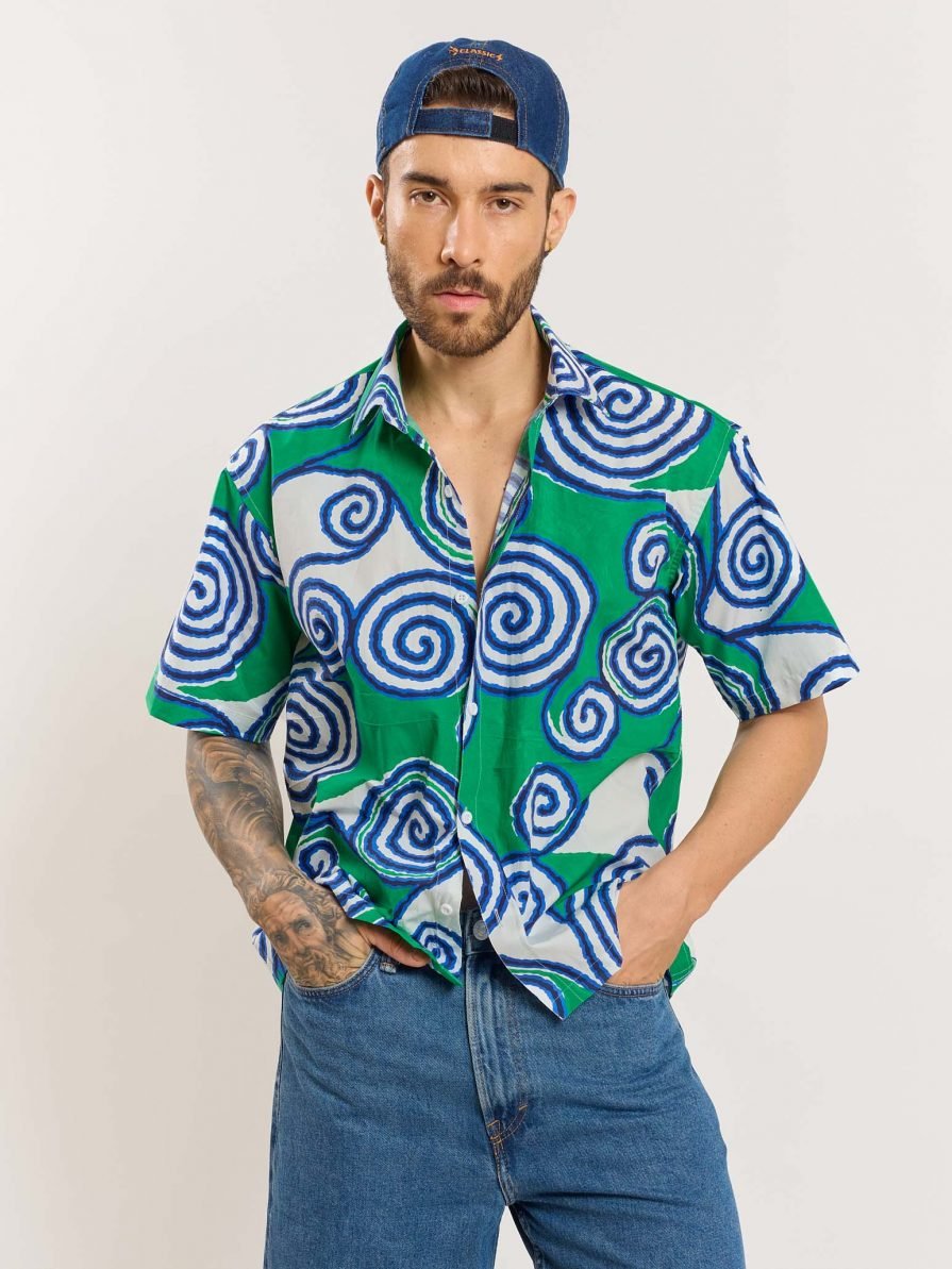 Electric Groove – Cropped Shirt