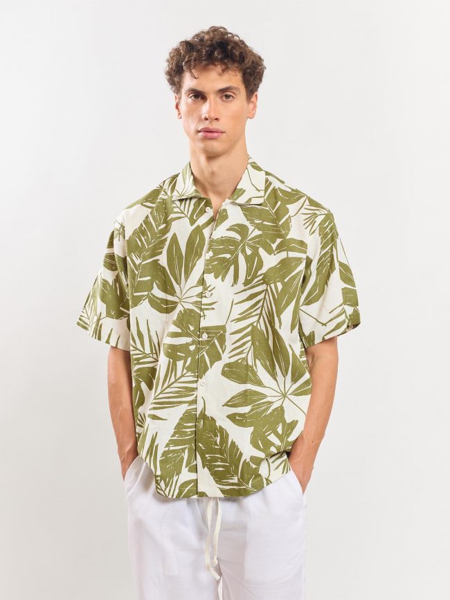 wild fern printed shirt