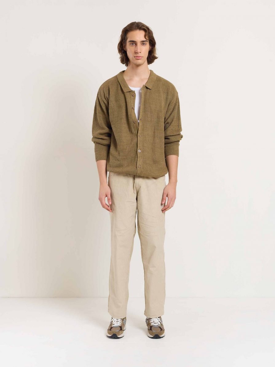 Beige Corduroy Trousers