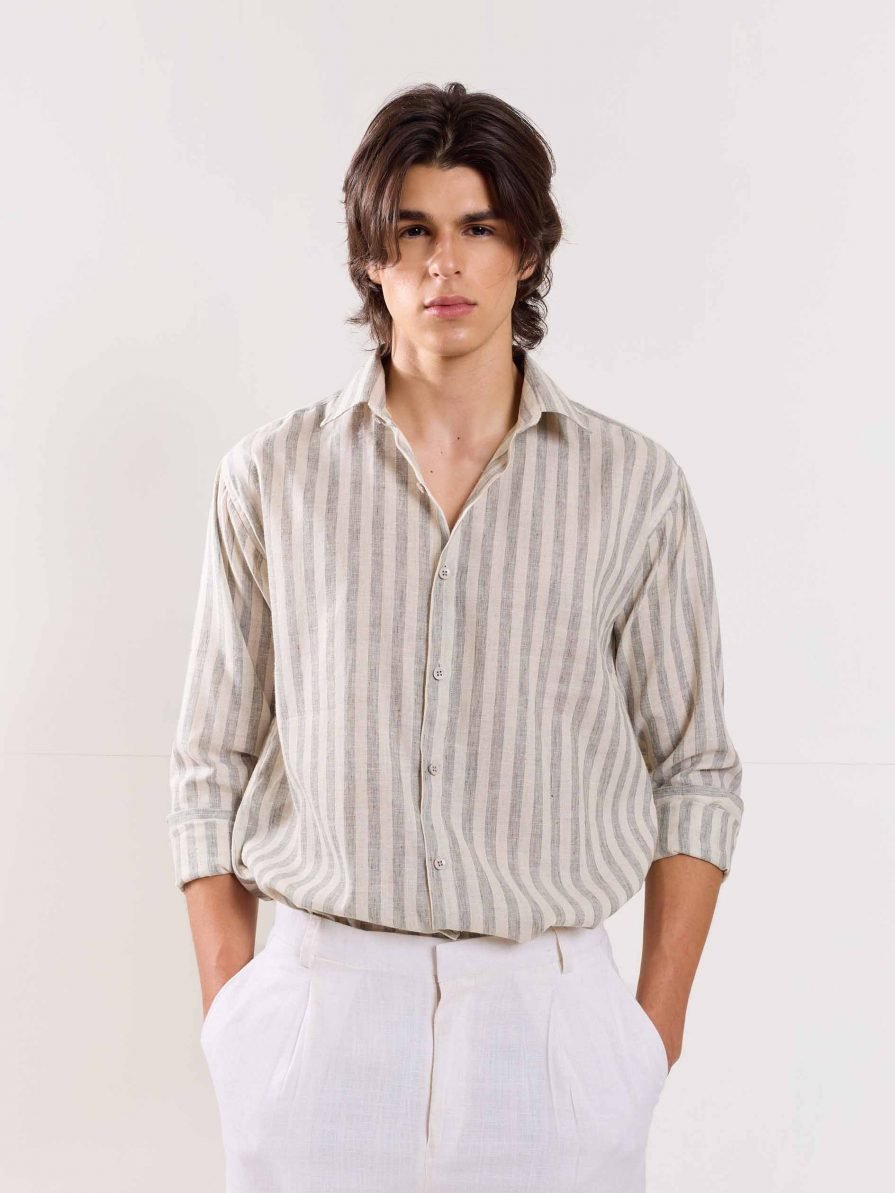 Linen Striped Shirt